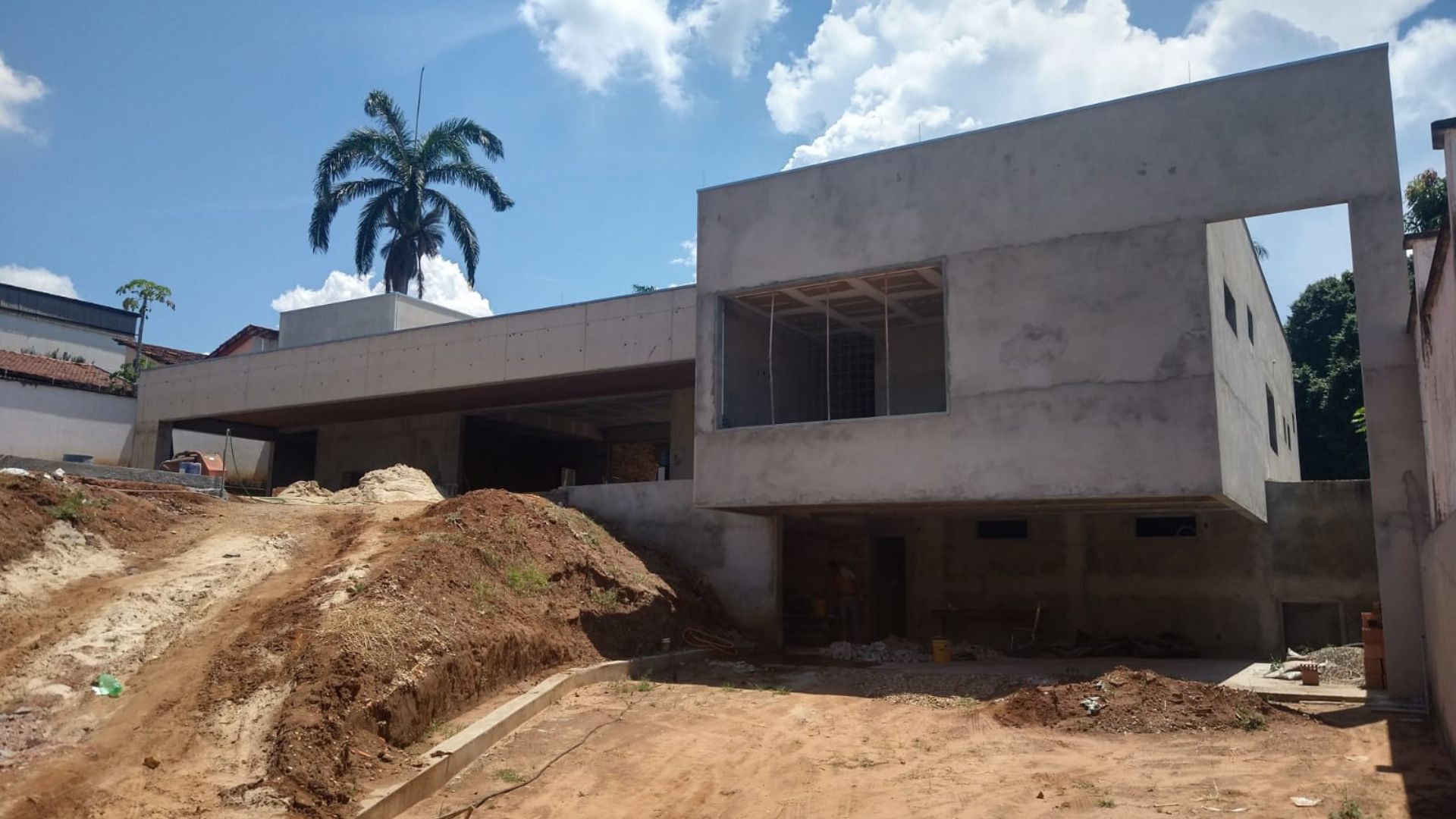 Projeto estrutural São Pedro desenvolvido pela Enrisa Projetos Estruturais para residência com 382 m² de área construída.