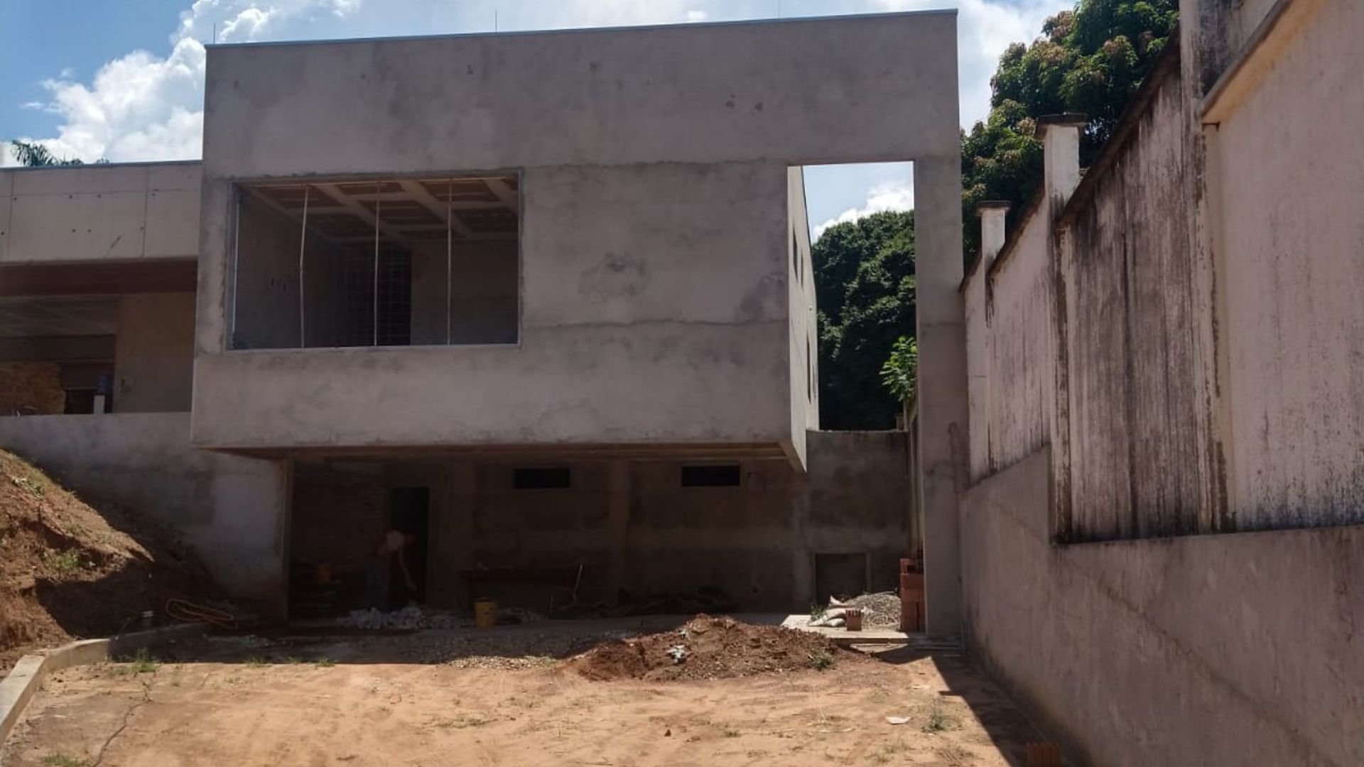 Projeto estrutural São Pedro desenvolvido pela Enrisa Projetos Estruturais para residência com 382 m² de área construída.